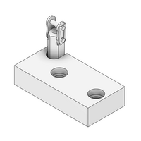 MODULAR SOLUTIONS DOOR PART&lt;br&gt;DOOR CHAIN FRONT CLAMP KIT - ANSI 40